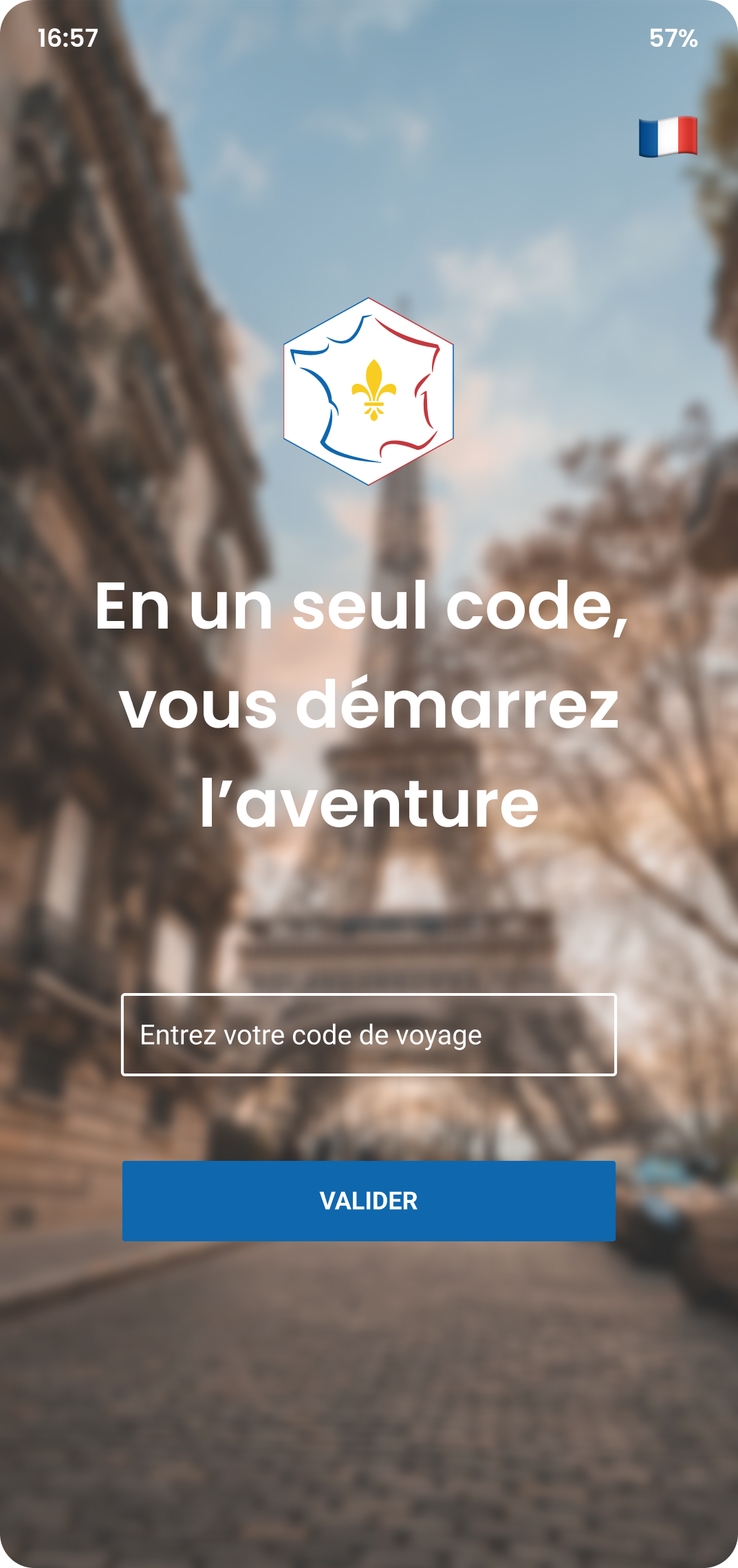 App de voyage sur mesure
